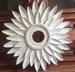 Ceiling Medallion, Flower Decor, White Flower Decor, Sunflower Decor, Sunflower Ceiling Medallion, Marie Ricci, Ceiling Medallions, Flowers 