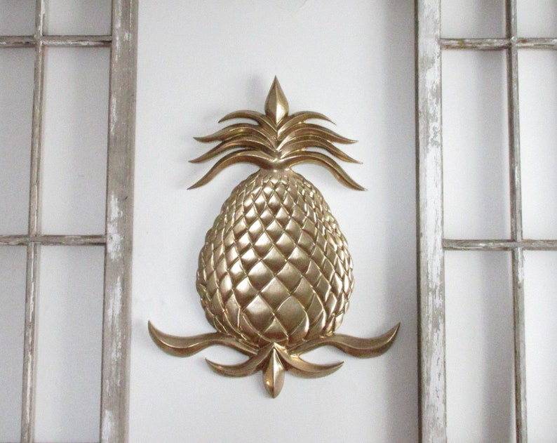 Silver Decor Farmhouse Decorpineapple Decor Pineapple Tile Etsy
