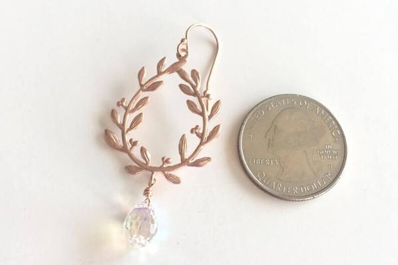 Silver Laurel Leaf Earrings Laurel Wreath Jewelry for Brides Etsy