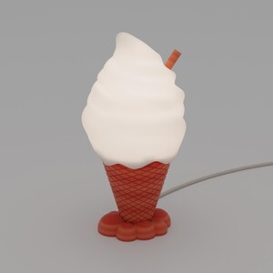 Ice Cream Lamp 3D Print File | STL, 3MF Download (Digital)