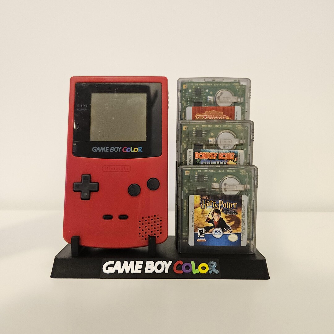 Game Boy Color Display Stand - 3 Cartridge Slots - Etsy