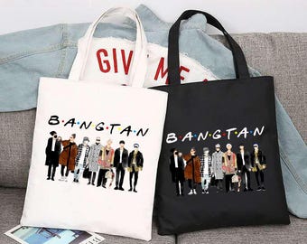 Canvas Tote Bag, K-Pop canvas Bag, reusable Shoulder Bag, Merchandise,  Fan Gift