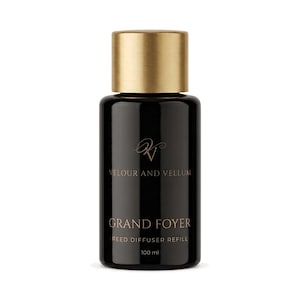 Grand Foyer Reed Diffuser Refill Oil | Bergamott, grönt te och jasmin | 100ml 200ml 500ml 1L | Hotellobbydoft | Kallluftsdiffuserolja