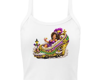 Tipsy Muse-tanktop voor dames | Mardi Gras-kleding