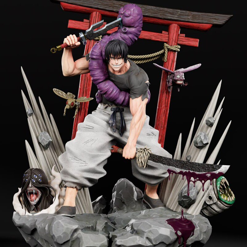 Jujutsu Kaisen Toji Figure - Etsy