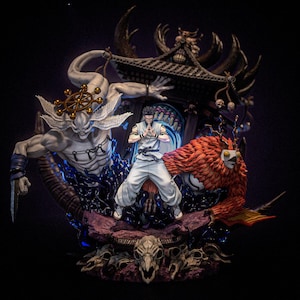 King of Curses - only Sukuna n extra torso / Quality 12K 3D printed figure