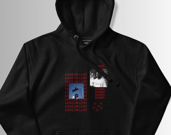 Kendrick Lamar Hoodie | Damn. Fan Merch | Streetwear Pullover | Rap Fan Gift | Premium Unisex Sweatshirt | Westcoast Hip Hop Graphic