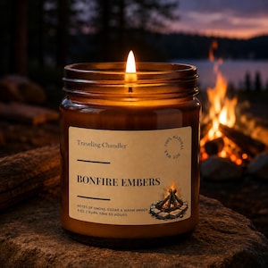 Bålljus – Cederrök & Varm Bärnsten