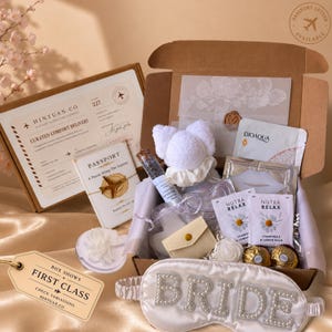 Bride Gift Box Bridal Pause Kit Engagement Gift for Bride to Be Self Care Box Pre Wedding Calm Gift UK