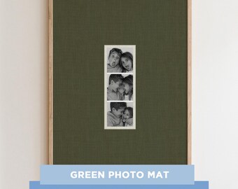 Photo Booth Strip Collage Template Printable Add Your Own Photos Minimal Monochrome Photo Frame Insert Couple Memory Gift DIY Print & Frame