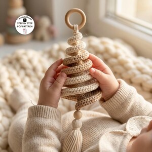 Crochet Spiral Tree Pattern PDF, Modern Boho Wall Hanging Pattern, Twisted Crochet Tree Decor, Wind Spinner Crochet Pattern, Home Decor DIY image 16
