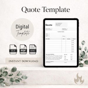 Sjabloon zakelijke offerte: formulier serviceofferte (pdf, Word, Excel)