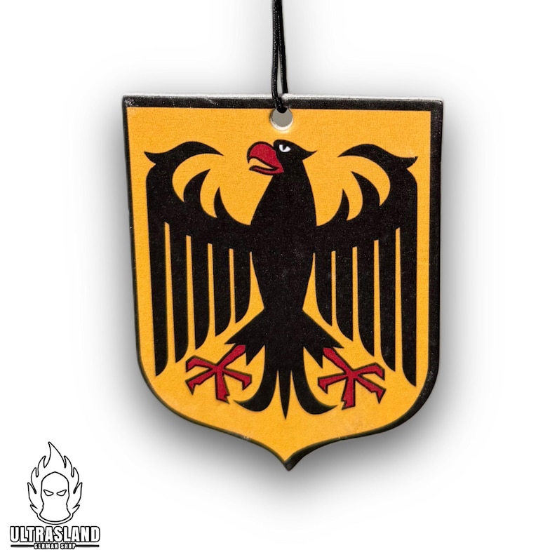 Deutschland Duftbaum Auto Black Ice Duft - Adler Motiv Bild 1
