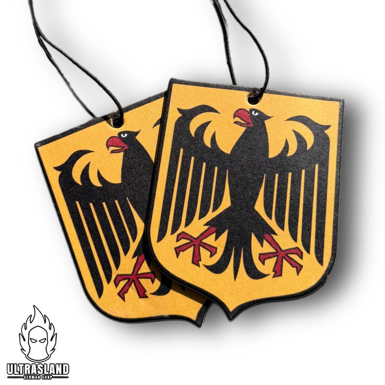 Deutschland Duftbaum Auto Black Ice Duft - Adler Motiv Bild 4