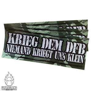 Oorlog tegen de DFB – Niemand kan ons klein krijgen! - Stickers