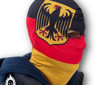 Deutschland Sturmhaube mit Adler - Polyester