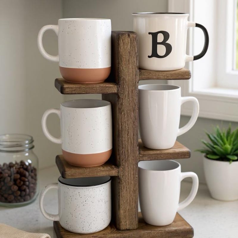 Mug Display Risers Coffee Mug Display - Etsy