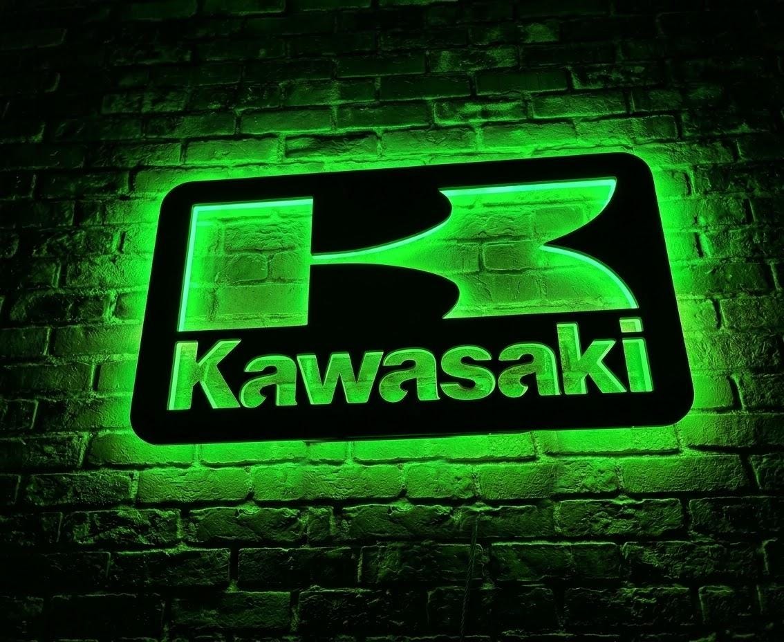 Kawasaki neon sign - Etsy 日本