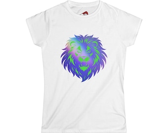 Neon lion Women's Softstyle Tee