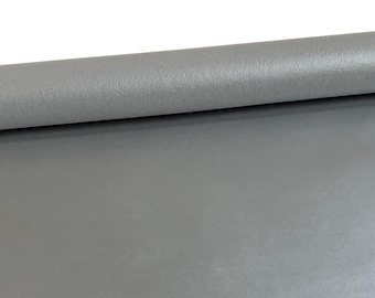 Tissu en cuir végétalien texturé argenté pour sacs et accessoires – Similicuir écologique | MILANO épaisseur 0,8 mm