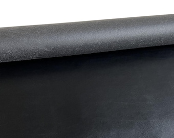 Cuir végétalien grainé noir pour la fabrication de sacs – Similicuir texturé | MILANO épaisseur 0,8 mm