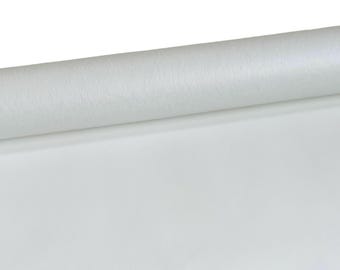 Tissu imitation cuir texturé blanc pour la fabrication de portefeuilles – Drap de cuir végétalien | MILANO épaisseur 0,8 mm