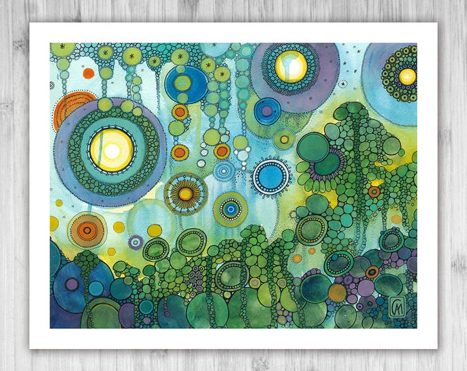 GICLEE PRINT -  Daydream - DoodlePainting - Select Your Size