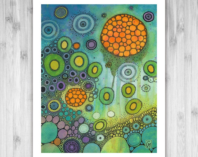 GICLEE PRINT -  Vapours - DoodlePainting - Select Your Size