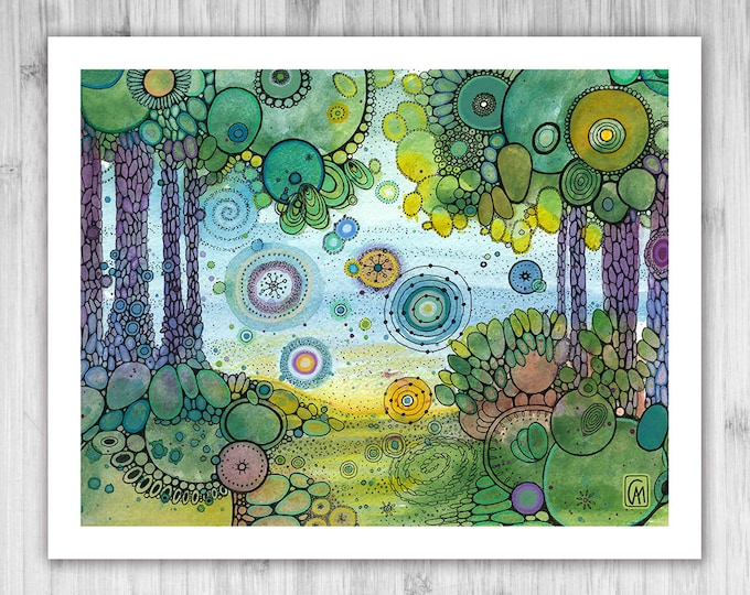 GICLEE PRINT - Go Do - DoodlePainting - Select Your Size