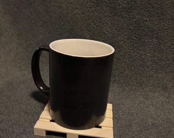 Mini Pallet Coaster Set – 3D Printed Industrial Rustic Decor (Set of 4)