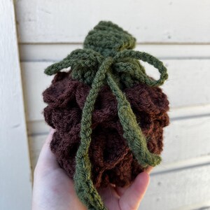 Frosted Pine Satchel | Pinecone Belt Bag Pattern | Cottagecore Crochet Pattern | Beginner Friendly image 5