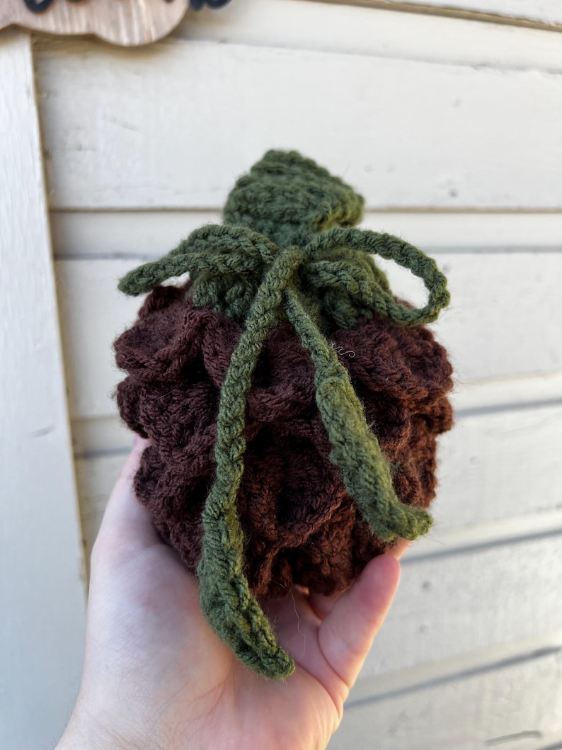 Frosted Pine Satchel | Pinecone Belt Bag Pattern | Cottagecore Crochet Pattern | Beginner Friendly image 5