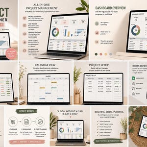 Ultimate Project Task Planner Spreadsheet | Google Sheets Project Tracker