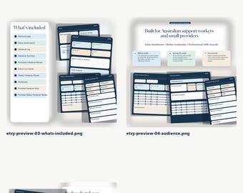NDIS Handover Notes Template | Shift Handover Form