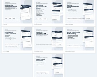 NDIS Service Agreement Template | Editable Contract