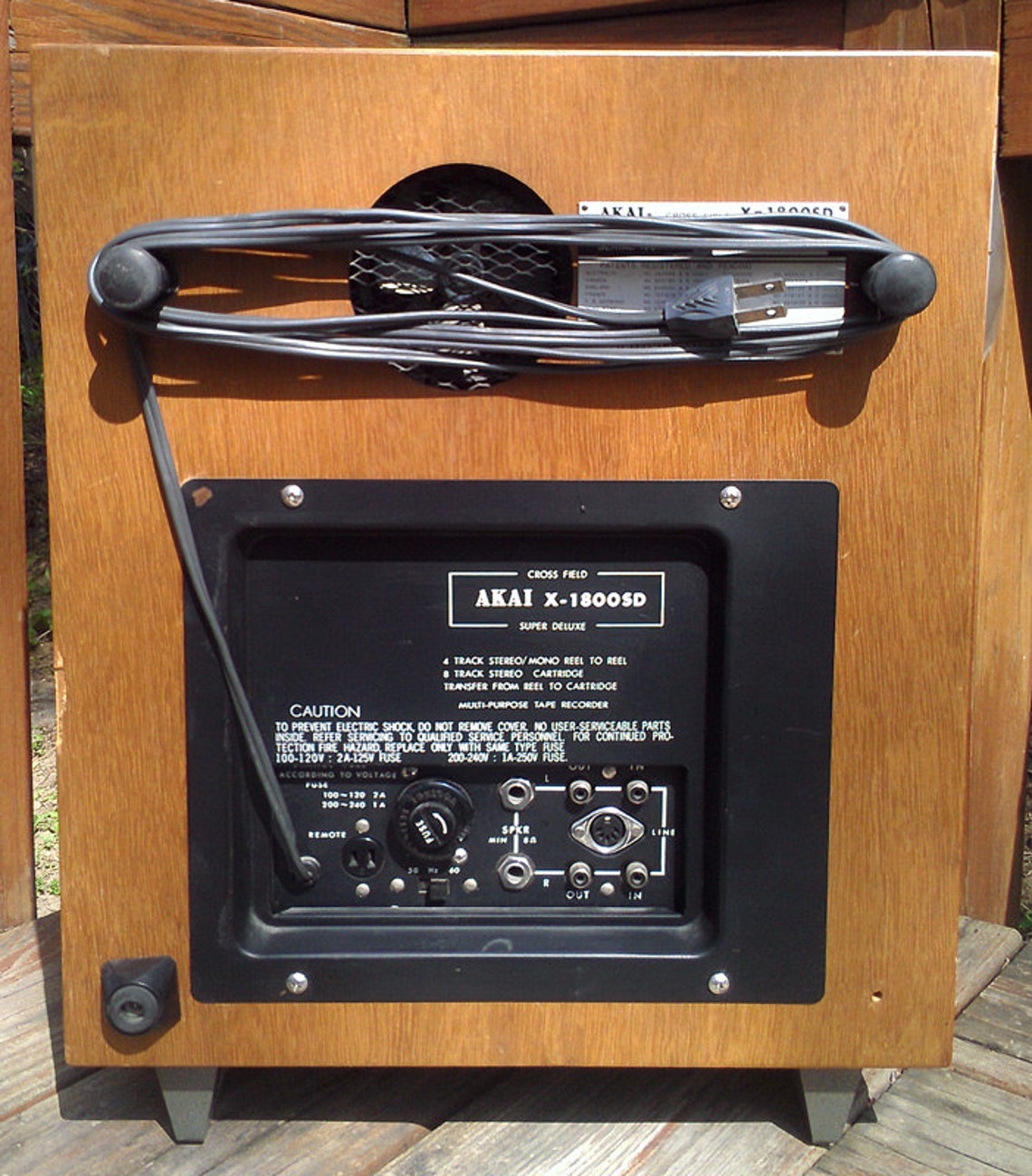 Vintage Akai X1800SD Reel to Reel/8Track Deck with Etsy
