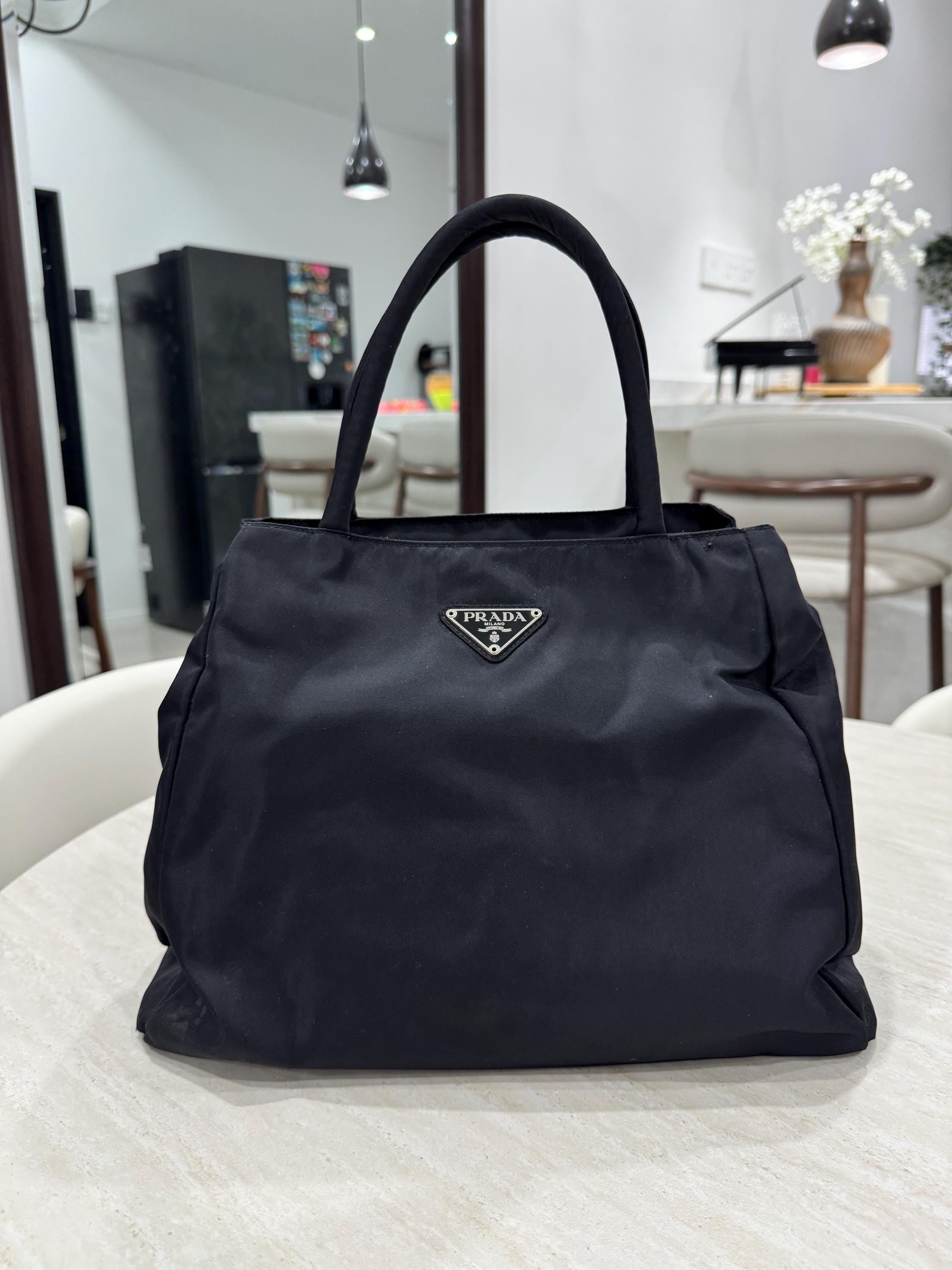 Vintage Prada Tessuto Tote - Etsy Canada