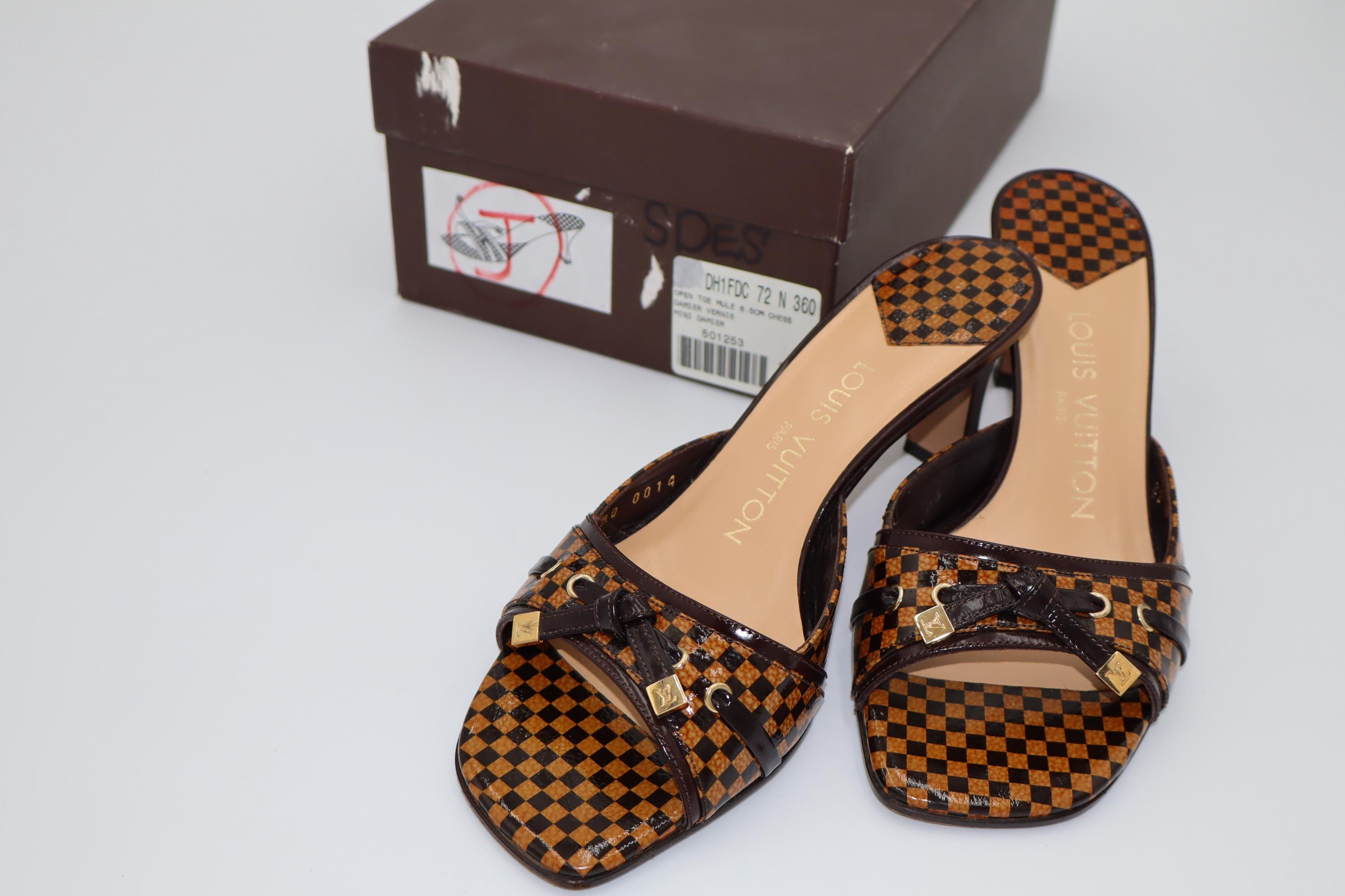 Vintage Louis Vuitton Sandals - Etsy Canada