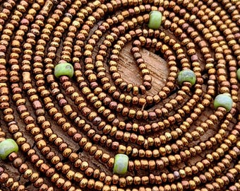 Braccialetto/cavigliera/cintura con motivo albero muschioso