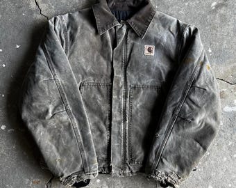 Carhartt Jacket Union Made in USA JQ186 Arctic Quilted Warm Winter