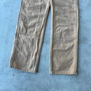 Carhartt brown double knee work wear carpenter pants 30x34 image 3