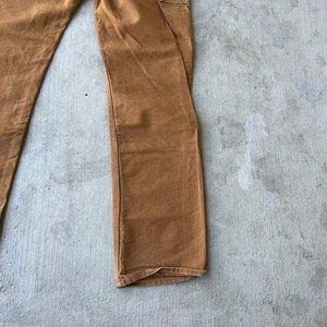 Carhartt brown double knee work wear carpenter pants 30x34 image 7