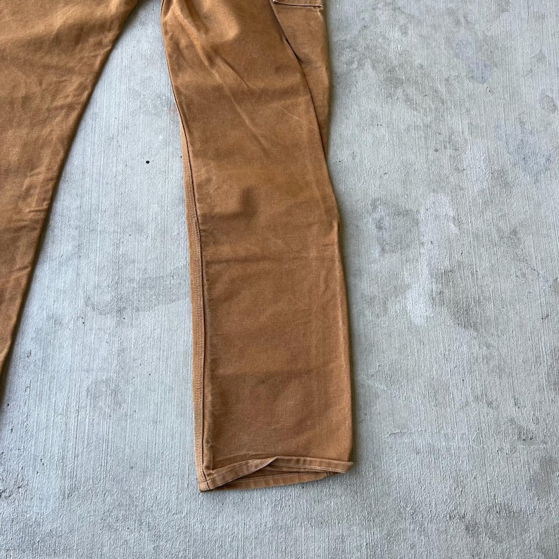 Carhartt brown double knee work wear carpenter pants 30x34 image 7