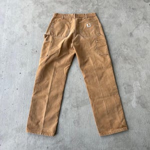 Carhartt brown double knee work wear carpenter pants image 5