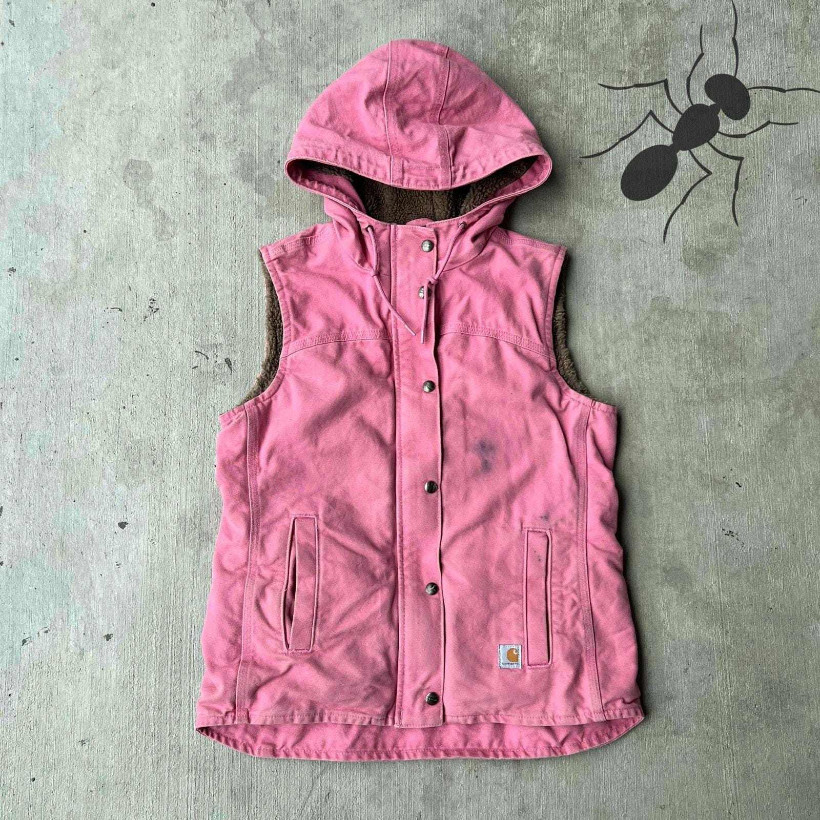 Pink Carhartt Vest - Etsy