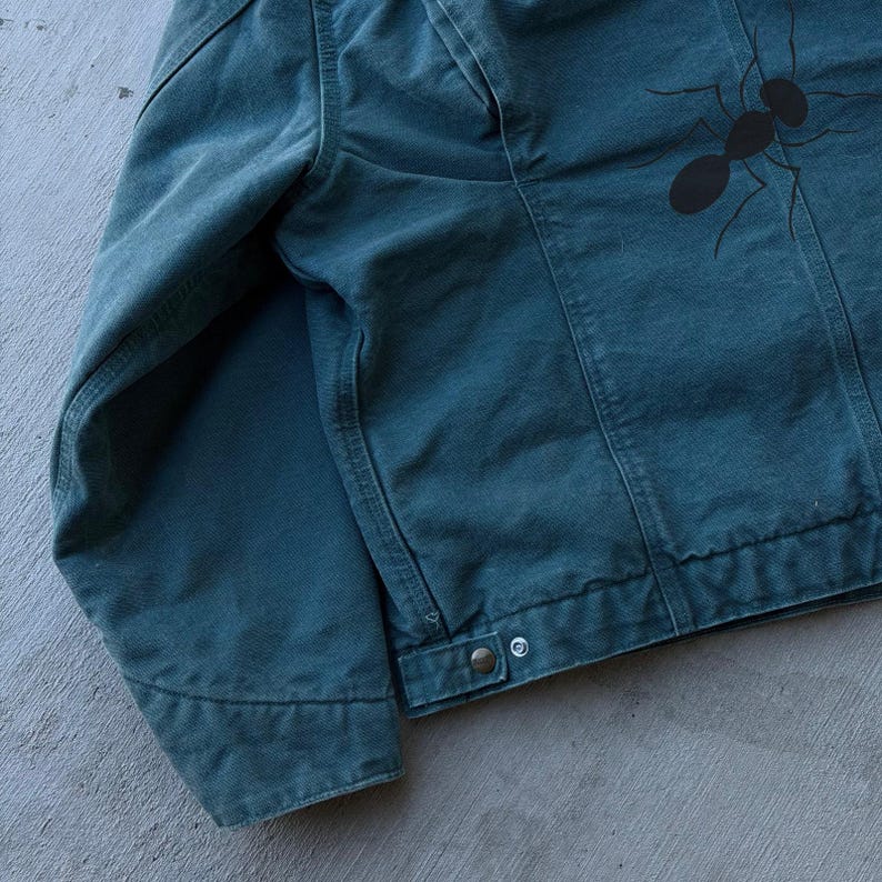 Carhartt WJ097 DTL teal green Detroit WOMENS work wear jacket image 8