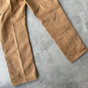 Carhartt brown double knee work wear carpenter pants image 8