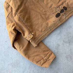 Chaqueta de trabajo corta estilo Detroit de Carhartt, color marrón, estilo años 2000 imagen 8