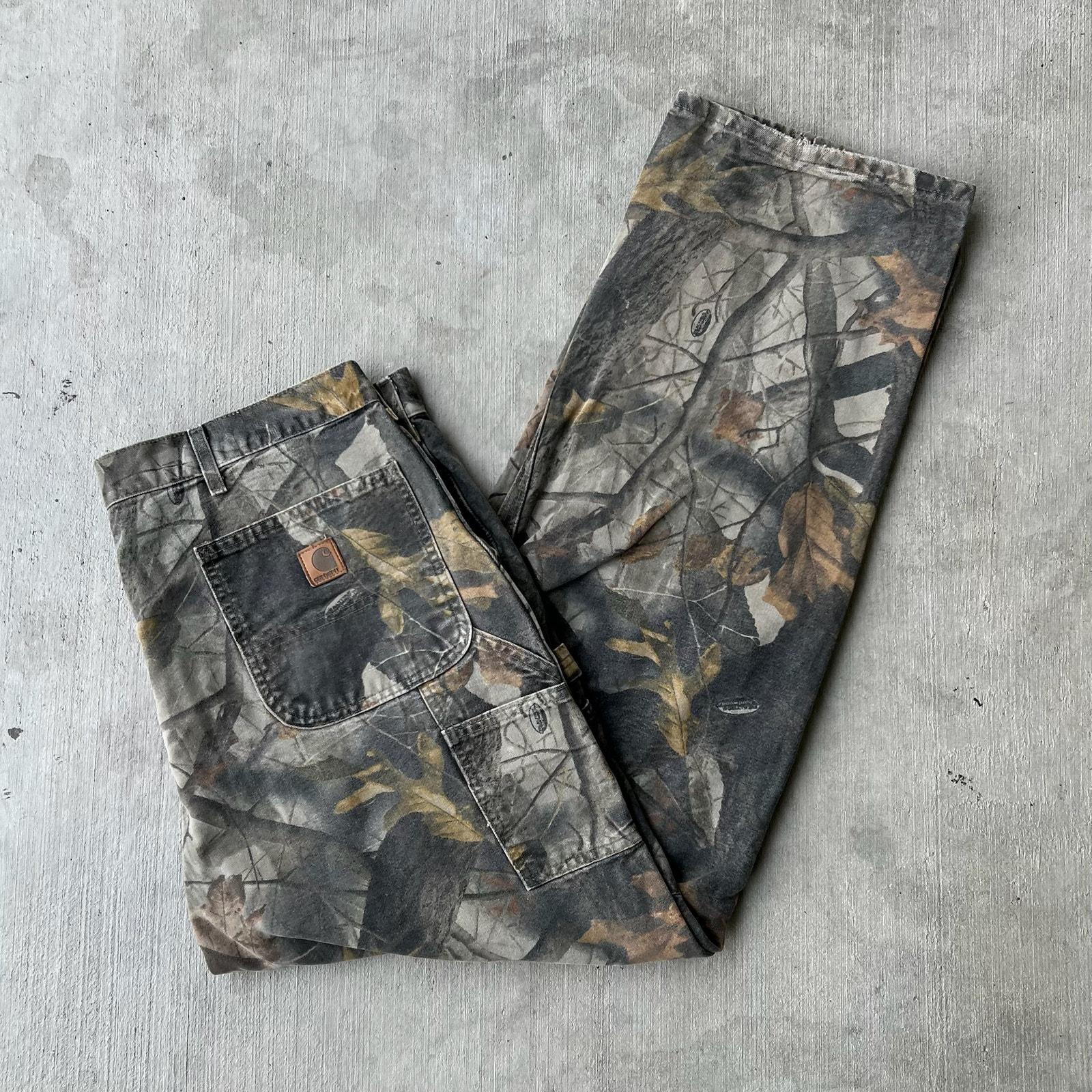 パンツ Carhartt real tree work pants W34 Carhartt Realtree Pants - Etsy