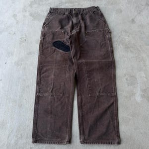 Carhartt Double Knee Pants 34x32 - Etsy